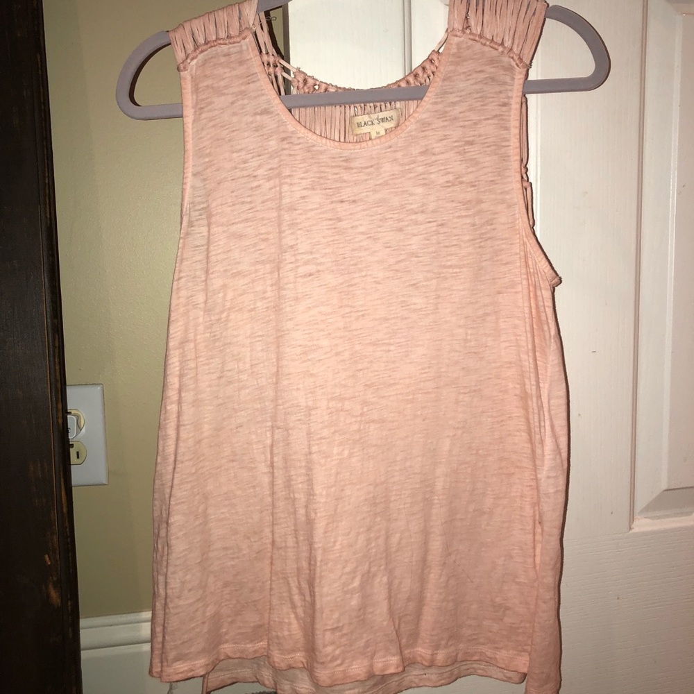 Black swan pink tank top